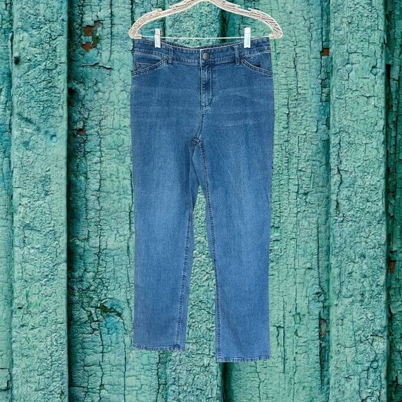 EUC J. Jill "Tried & True Fit" Straight Leg Jeans Size 8P - Picture 11 of 11